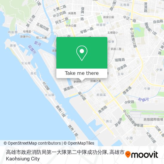 高雄市政府消防局第一大隊第二中隊成功分隊 map