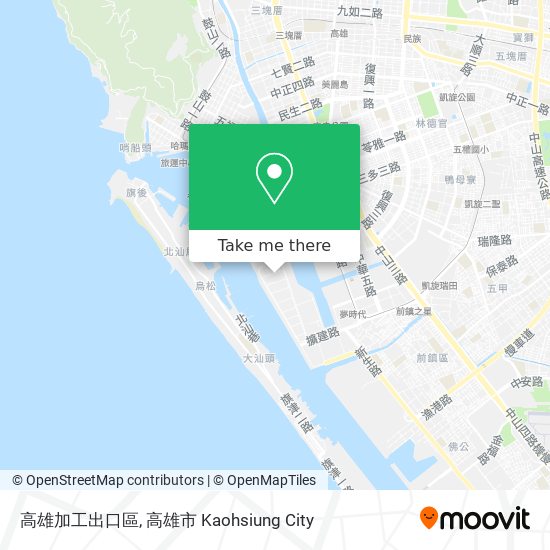 高雄加工出口區 map