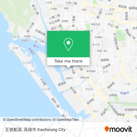 五號船渠地圖