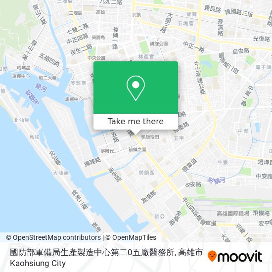 國防部軍備局生產製造中心第二0五廠醫務所 map