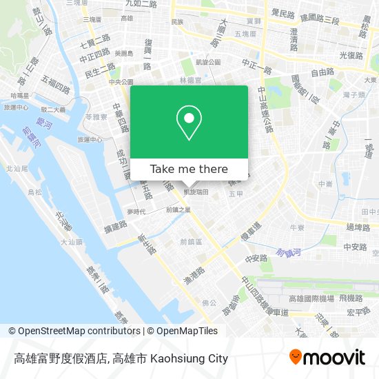 高雄富野度假酒店 map