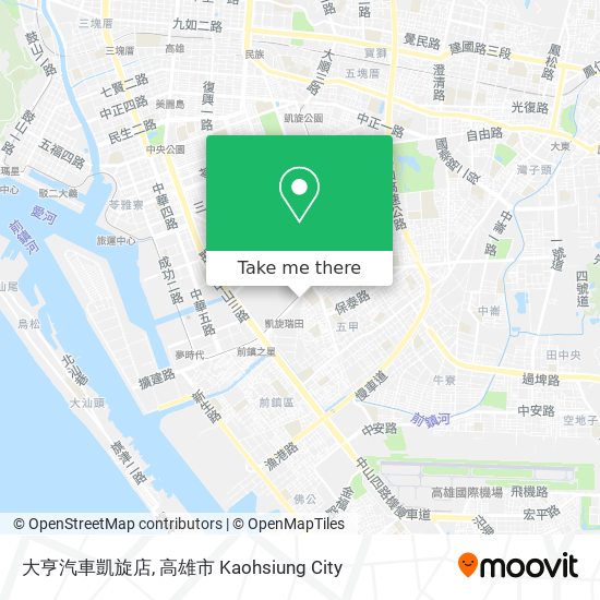 大亨汽車凱旋店 map