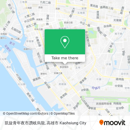 凱旋青年夜市讚岐烏龍 map