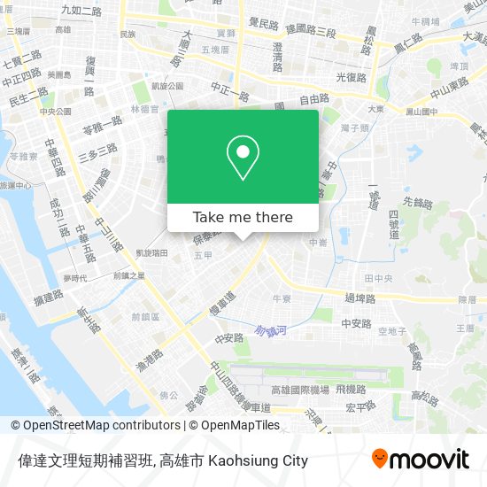 偉達文理短期補習班 map