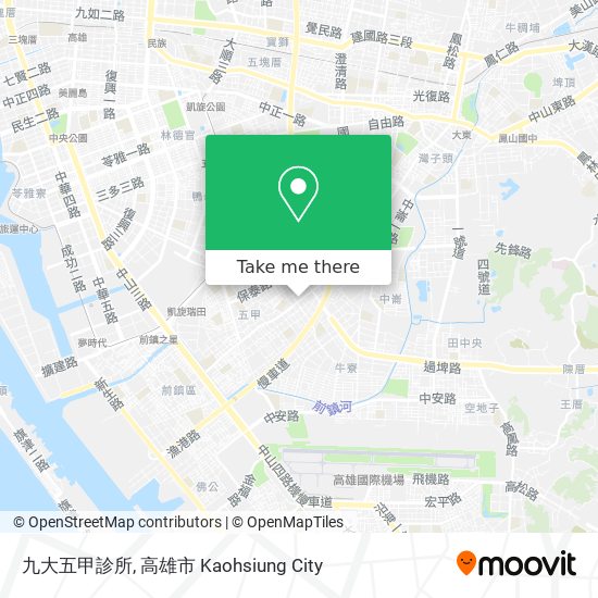 九大五甲診所地圖
