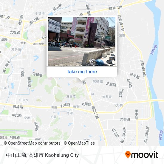 中山工商 map