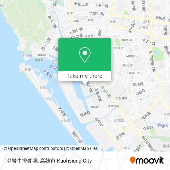 澄岩牛排餐廳 map