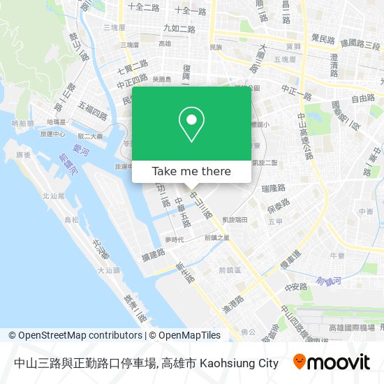中山三路與正勤路口停車場 map