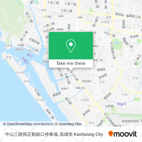 中山三路與正勤路口停車場 map