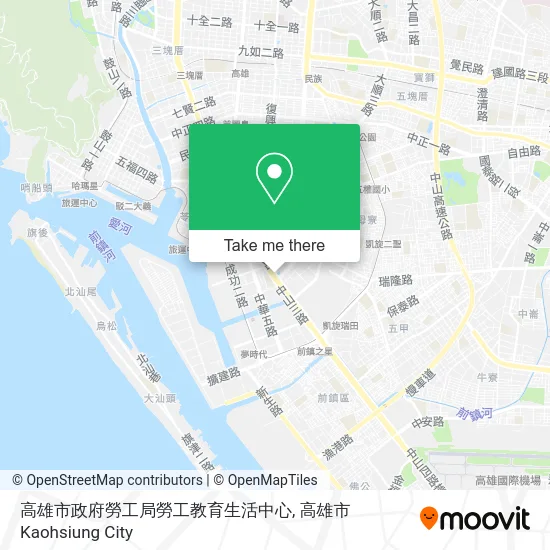 高雄市政府勞工局勞工教育生活中心 map