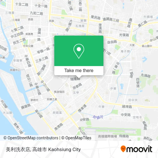 美利洗衣店 map