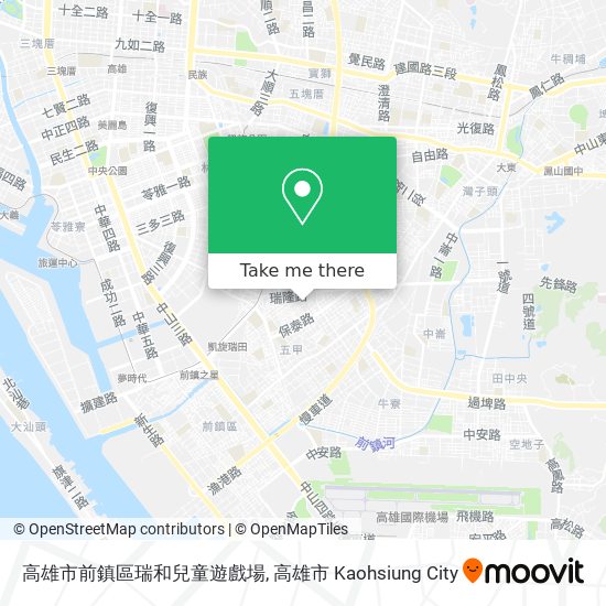 高雄市前鎮區瑞和兒童遊戲場地圖