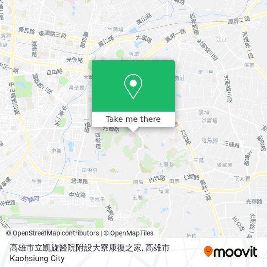 高雄市立凱旋醫院附設大寮康復之家地圖