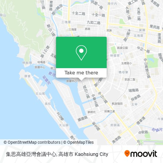 集思高雄亞灣會議中心 map