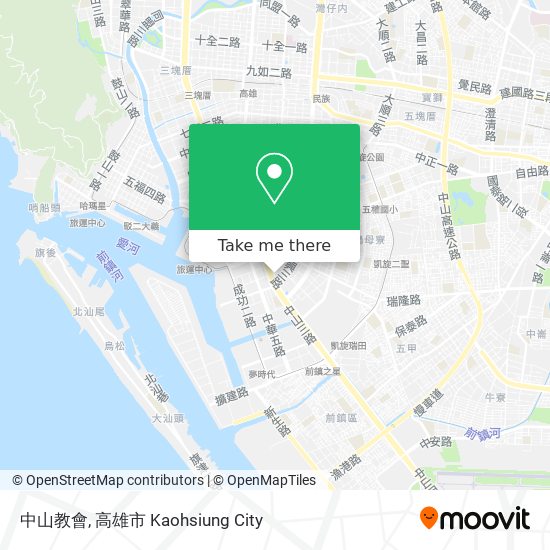 中山教會 map
