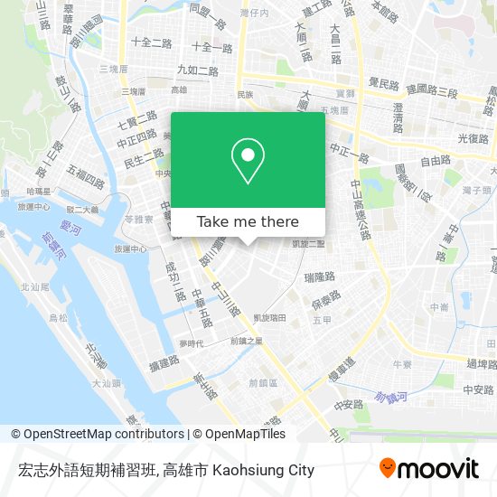 宏志外語短期補習班 map