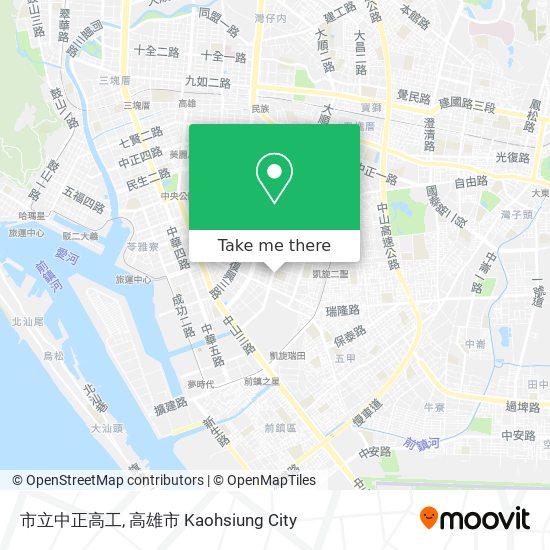 市立中正高工 map