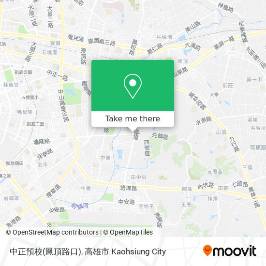 中正預校(鳳頂路口) map