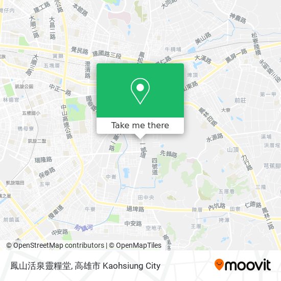 鳳山活泉靈糧堂地圖