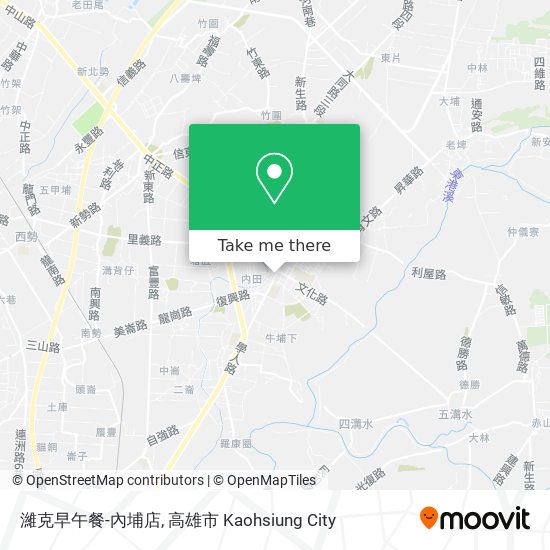 濰克早午餐-內埔店 map