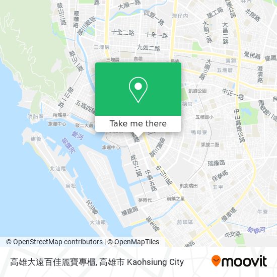 高雄大遠百佳麗寶專櫃 map