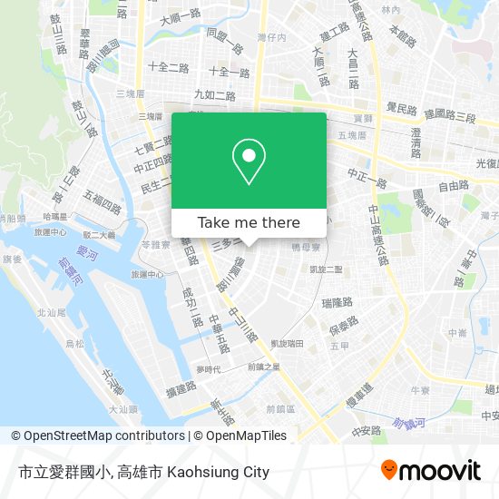 市立愛群國小地圖