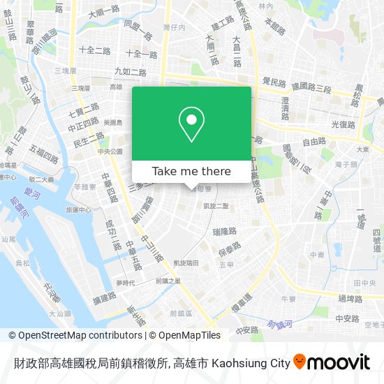 財政部高雄國稅局前鎮稽徵所 map