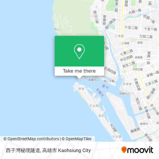 西子灣秘境隧道 map