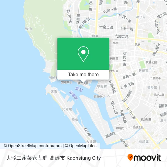 大驳二蓬莱仓库群地圖