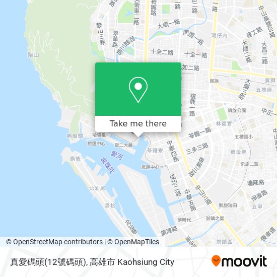 真愛碼頭(12號碼頭)地圖
