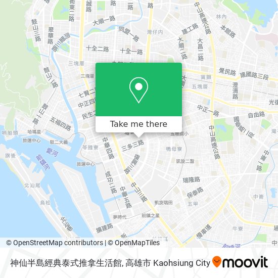神仙半島經典泰式推拿生活館地圖