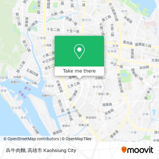 犇牛肉麵地圖