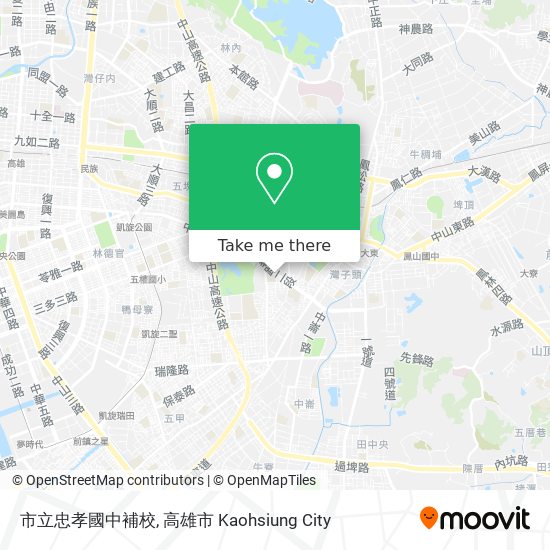 市立忠孝國中補校 map