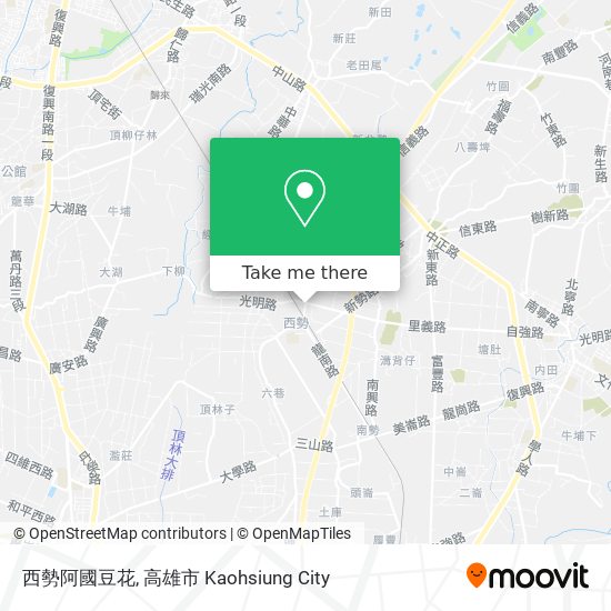 西勢阿國豆花 map