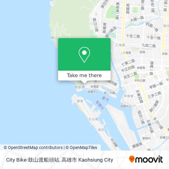 City Bike-鼓山渡船頭站 map
