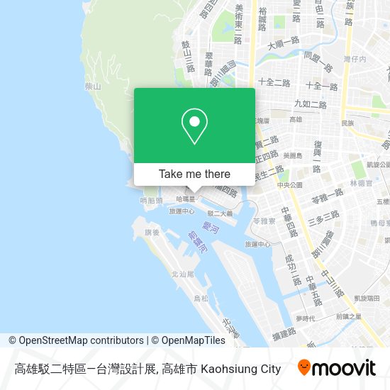 高雄駁二特區—台灣設計展地圖