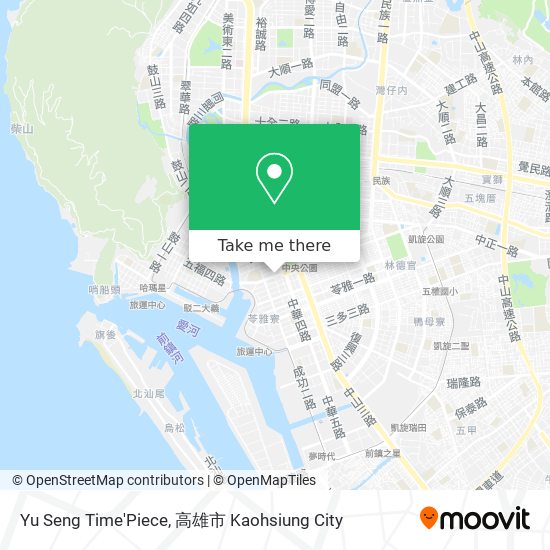 Yu Seng Time'Piece map