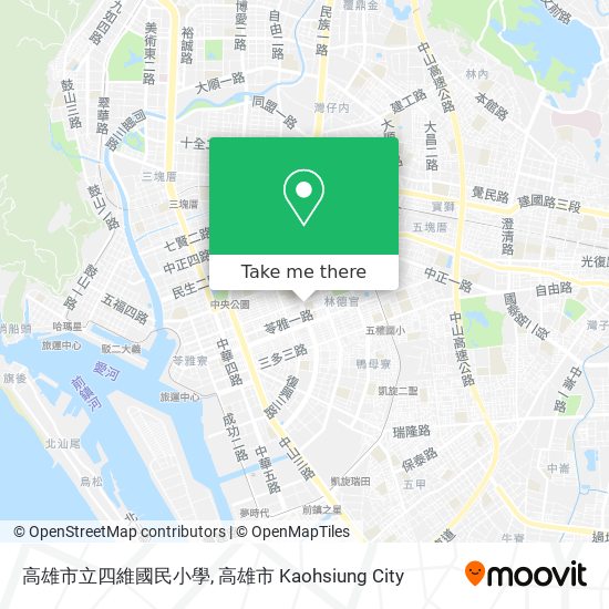 高雄市立四維國民小學地圖