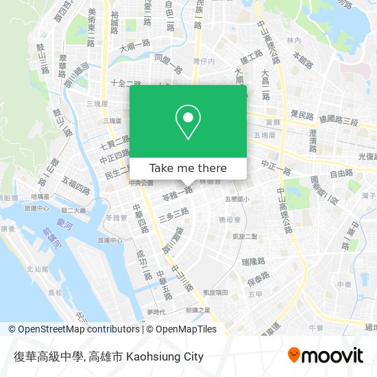復華高級中學 map