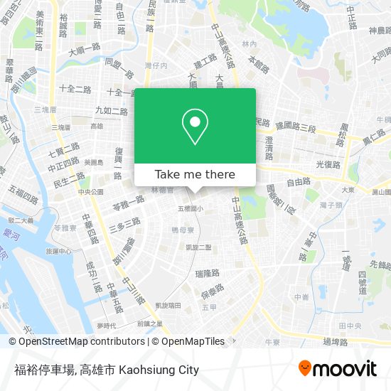 福裕停車場 map