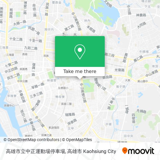 高雄市立中正運動場停車場 map