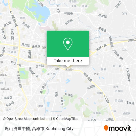 鳳山濟世中醫 map