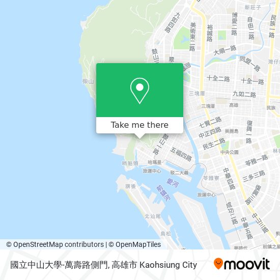 國立中山大學-萬壽路側門 map