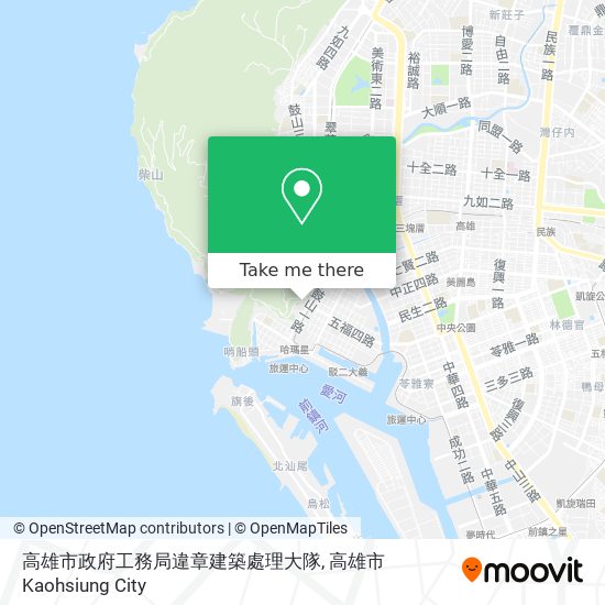 高雄市政府工務局違章建築處理大隊地圖