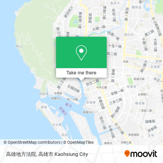 高雄地方法院地圖