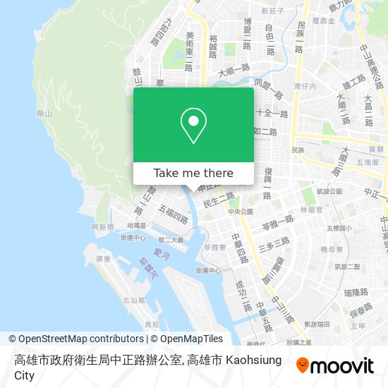 高雄市政府衛生局中正路辦公室 map