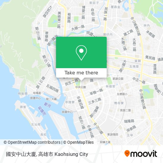 國安中山大廈 map