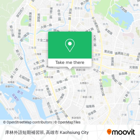 庠林外語短期補習班地圖