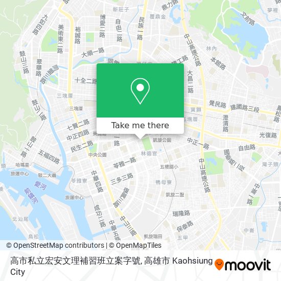 高市私立宏安文理補習班立案字號 map