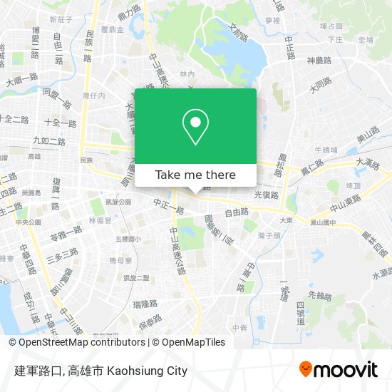 建軍路口 map